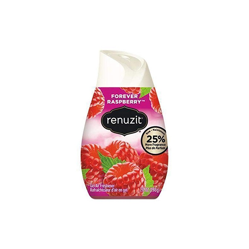 Renuzit Adjustable Solid Gel Air Freshener Cone, Forever Raspberry, Nonstop