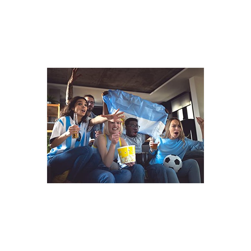 KliKil 5ft x 3ft (150cm x 90cm) Argentine Flag Polyester