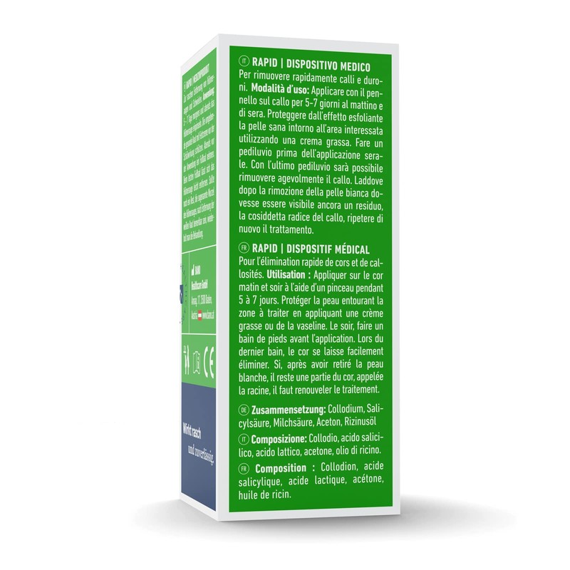 Rapid Against Corns 10 ml Tincture for Removal of Corns