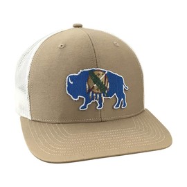 OK Buffalo - Adjustable Cap Tan/White