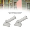 2Pcs Adjustable Flag Pole Holder Aluminium Alloy Metal Wall Mount