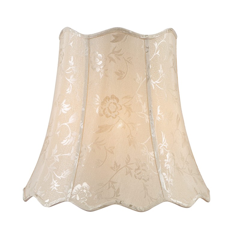 Aspen Creative 34067, Handsewn Pagoda Ivory Spider Shade, Jacquard Textured