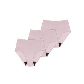 AIRCUTE Washable Urine Absorbency Incontinence Underwear for Women Bladder Leak Proof Cotton Panties 60ML 3 Pack(Dusk, 3X-Large)