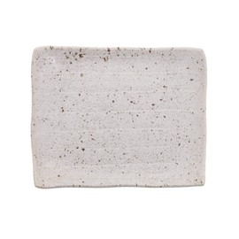 Tableware East Oblong Square Plate 10.4 inches (26.5 cm), Japanese Tableware, Unofu kg-001-01