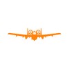 RDW Front View A-10 Thunderbolt II Sticker - Decal -