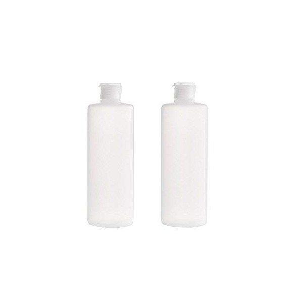 2pcs Clear Empty Refillable Plastic Soft Cosmetic Squeez Bottle Bottle with Flip Cap Travel Toiletries Makeup Face Wash Shampoo Lotion Storage Container Jar Pot
