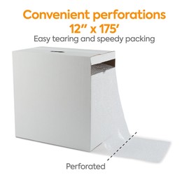 Staples 468264 3/16-Inch Standard Bubble Roll Recycled 12-Inch W X 2100-Inch L (4069432)