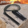 NESAYVER Fire Starter Survival Tool,4 x2/5 in Thick Round Ferro
