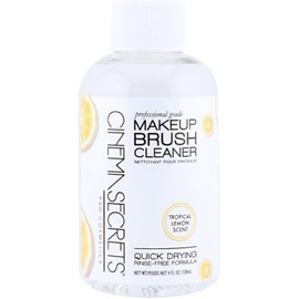 CINEMA SECRETS Limpiador de Brochas de Maquillaje Profesional, 4 Fl Oz, Limón