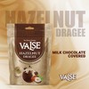 Chocolate Covered Hazelnuts Dragee, Milk Chocolate Covered Freeze Dried Hazelnuts
