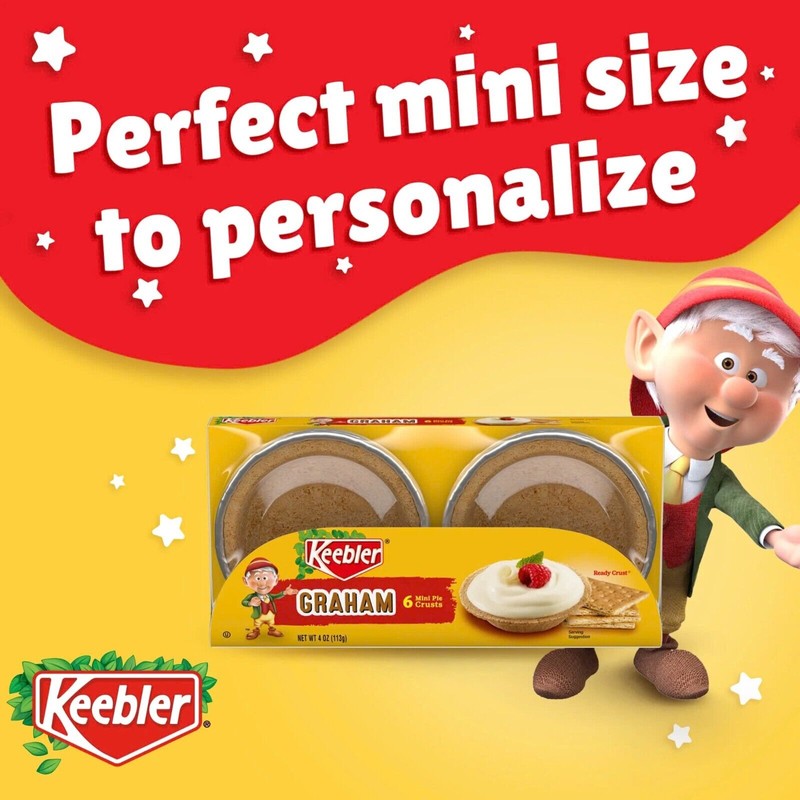 Keebler Ready Crust Mini Graham Cracker Pie Crusts Premade Pie