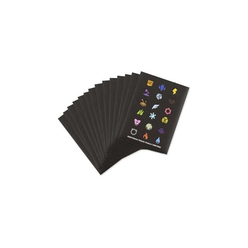 Pokémon Center: Pokémon TCG Elemental Types Card Sleeves (65 Sleeves)