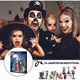 Calendario de Adviento Pesadilla antes de Navidad con 24 juguetes y figuras de terror