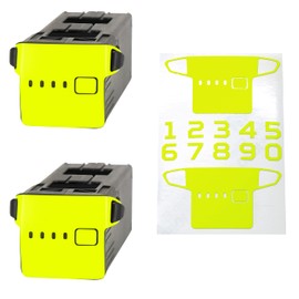 WRAPGRADE Skin Stickers for Mavic 3 Series Pro/Classic/Cine | 2 Batteries (NEON YELLOW)