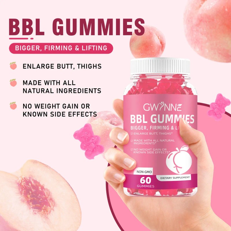 Gwynne Bbl Gummies Fenogreco Aumento De Senos Y Glúteos Gominolas