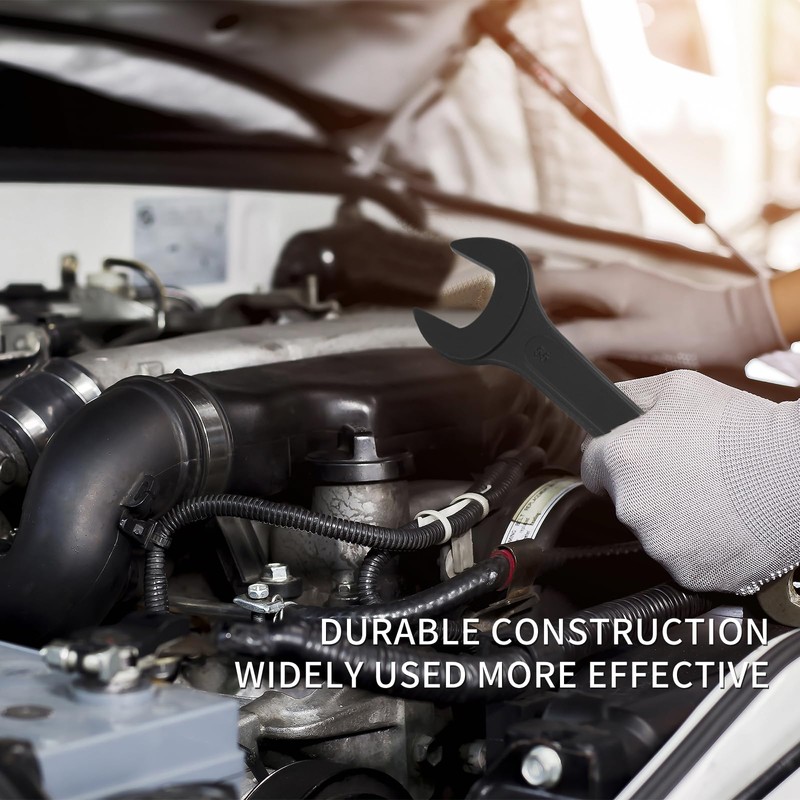 HCXUANWJTL 60mm Open End Striking Wrench, High Tensile Steel Single