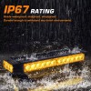 LINKITOM Roof Top LED Strobe Light Bar with Magnetic Base