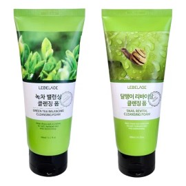 Espuma Facial Coreana_ Caracol  T Verde_ Imperfeccion_4pz Todo Tipo De Piel Danoche                                                                   