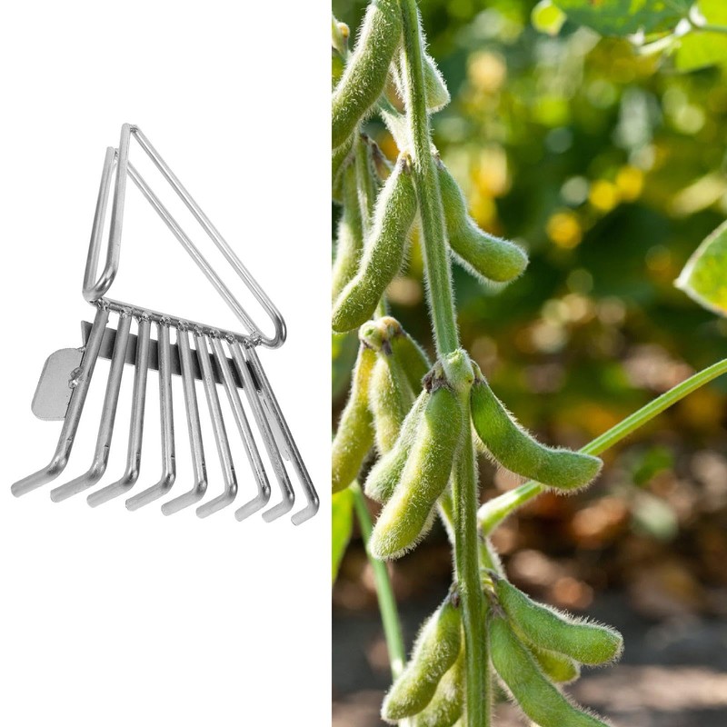 Fenteer Peanut Picker Rake Edamame Picker Hand Sturdy Versatile Fruit