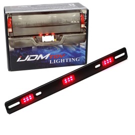 iJDMTOY 17-Inch Universal Fit Red Lens 18-LED Truck Rear Tailgate or Trailer ID Light Bar Compatible with F150 F250 F350 RAM Silverado Sierra 1500 2500 3500, etc