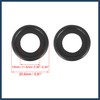 INFINAUTO 10pcs M12 Rubber Oil Drain Plug Washers Seals Gaskets