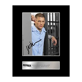 Wentworth Miller, Michael Scofield Signed Mounted Photo Display Prison Break #1
