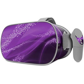 Decal Style Skin Wrap Compatible with Oculus Go Headset - Mystic Vortex Purple (Oculus NOT Included)