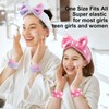 Canitor Skincare Accessories for Girl Women Spa Headband and Wristbands