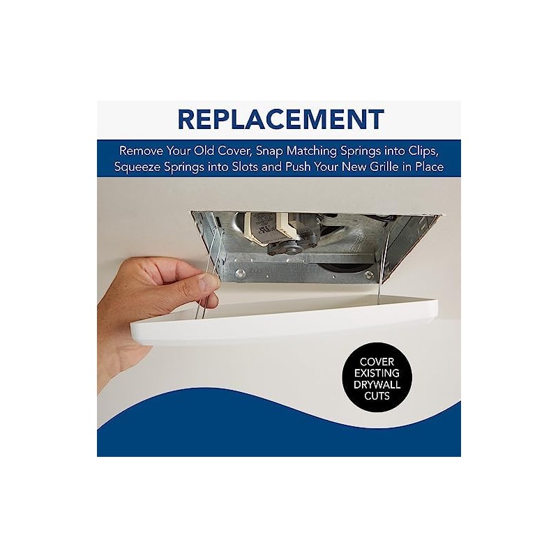 Broan-NuTone FGR300 Replacement Grille Cover for Roomside Series Bathroom Ventilation