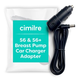 Cimilre S6 Series Car Adapter, Breast Pump Car Charger Adapter for The Cimilre S6 and S6+ On-The-Go Pumping, One 12-Volt Power Adapter