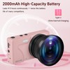 64MP 4K Vlogging Camera, 64GB Fast Autofocus Digital Camera with