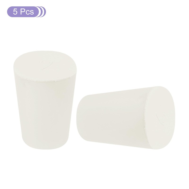 sourcing map Rubber Tapered Plug 15mm to 21mm Solid Test
