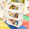 Afromy 3 Pcs Stackable Baskets for Pantry Organizers and Storage,
