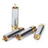 4PCS Preffair/R1722 Audio Connector Gold Plated Self Locking Solderless RCA