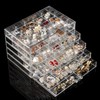 YUFONG Earring Holder Organizer Acrylic Earring Storage Box for Girls