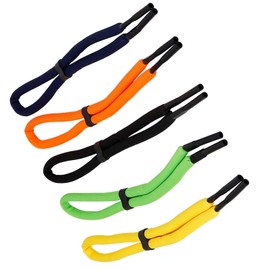 0XBIT Glasses Strap, Pack of 5 Glasses Strap, Floatable, Adjustable Glasses Strap, Sports, Sports and Leisure Glasses Straps, Suitable for Running, Swimming, Rowing and Other Sports, black