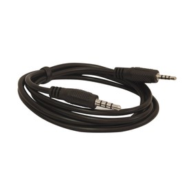 YCS basics 3 Foot 2.5mm Male to 3.5 Male 4 Conductor Audio Cable
