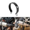 Madezz Exhaust Motorcycle Exhaust Pipe Muffler Holder Hanger Semicircular Strap