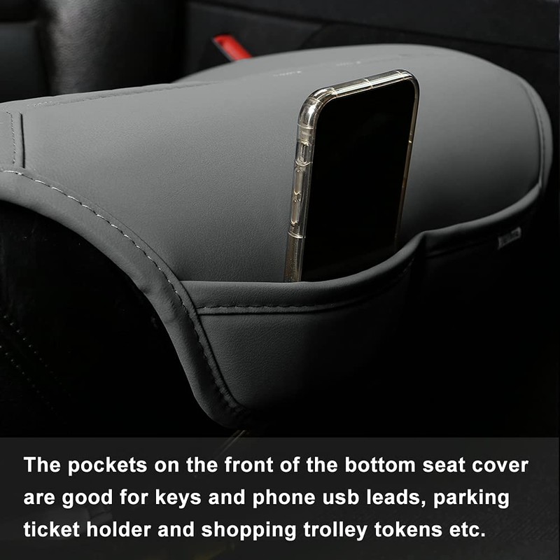 Black Panther Car Seat Cover, 1 Piece Universal Sideless Driver