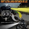 Par Faros Lupa Y Rectang Empotrar Y Hi/lo Super Beam