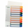 Leitz 12930000 Index Dividers Polypropylene 1-10 A4 Multi-Coloured Pack of