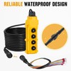 ECO-WORTHY 4 Way Hoist Crane Push Button Switch with 15FT