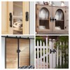Gemasp Upgrade Sliding Barn Door Lock Latch, Stainless Steel Gate