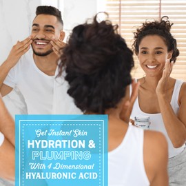 The-Mix-Up 4D Intense Hydration Natural Face Moisturizer Cream - Fragrance-Free With 4D Hyaluronic Acid (Everyday Unscented, 4.2 Ounces)