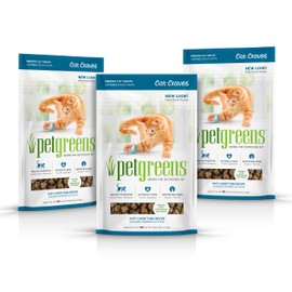Pet Greens 3 Pack of Semi-Moist Cat Craves Tuna Flavored Treats, 3 Ounces Per Pack (3 Pack Deep Sea Tuna)