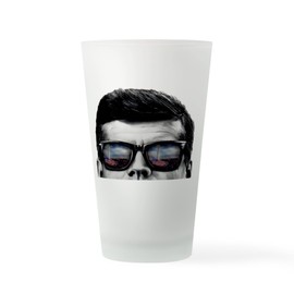 CafePress JFK Popart Pint Glass, 16 oz. Drinking Glass