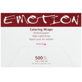 Efalock Professional Emotion Colouring Wraps, 110 mm x 160 mm, Pack of 1 (1 x 500 Pieces)