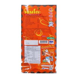 Bento Thai Snack Box Dried Squid Seafood, Flavor - Namprik Thai Original (Orange), 18 g x 6 Bag (Pack of 6)