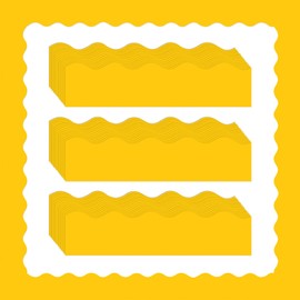 Containlol 118 ft Summer Borders for Bulletin Board Decoration, Yellow Theme Classroom Bulletin Board Borders for School Whiteboard Wall Poster Board Chalkboard Decor