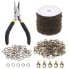 Keadic 102Pcs 30 Feet Jewelry Making Chains Kit W 3mm